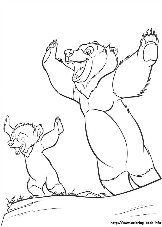 Brother Bear coloring picture